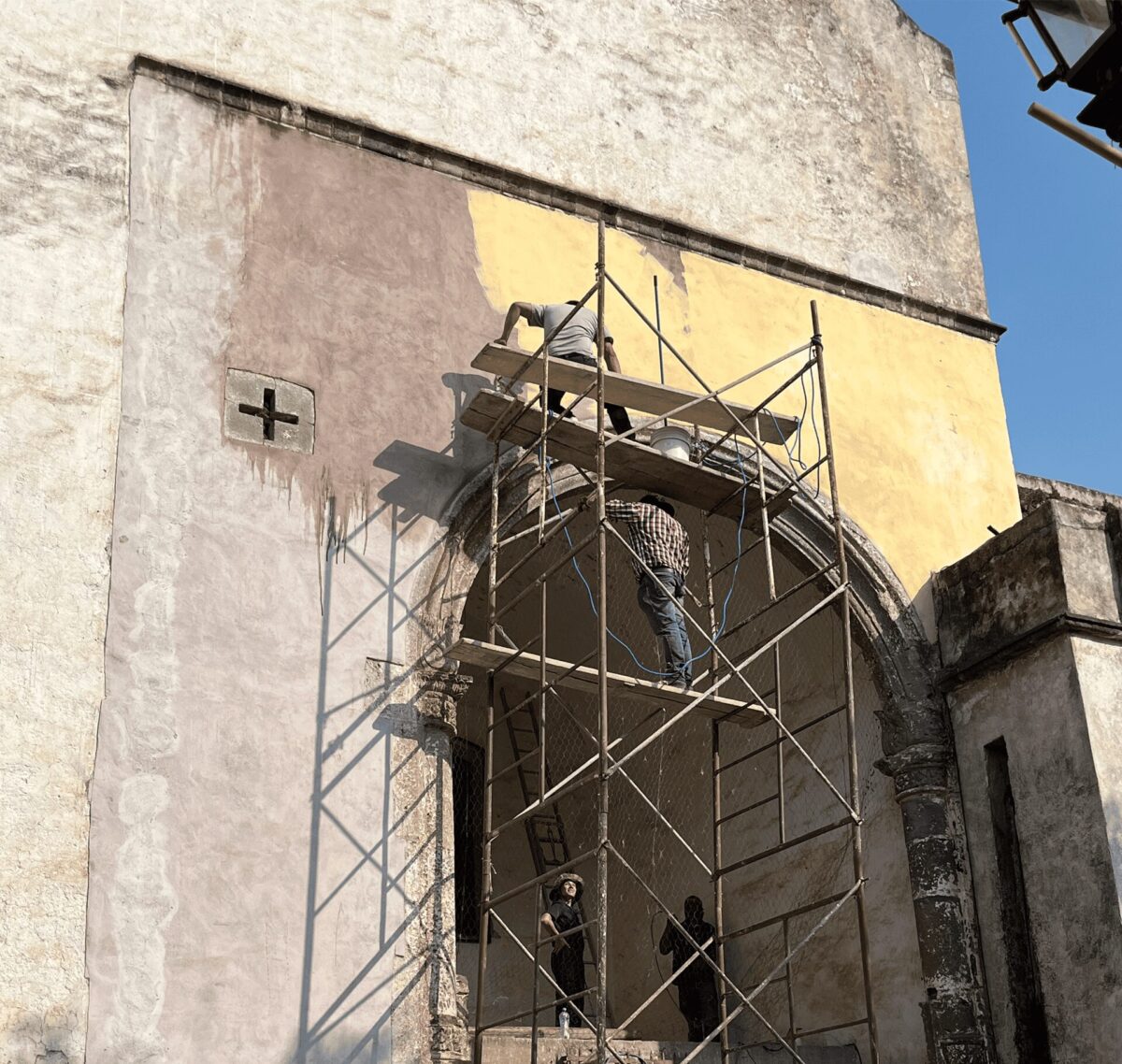 Restauran atrio y capilla del exconvento de San Agustín de Hipona